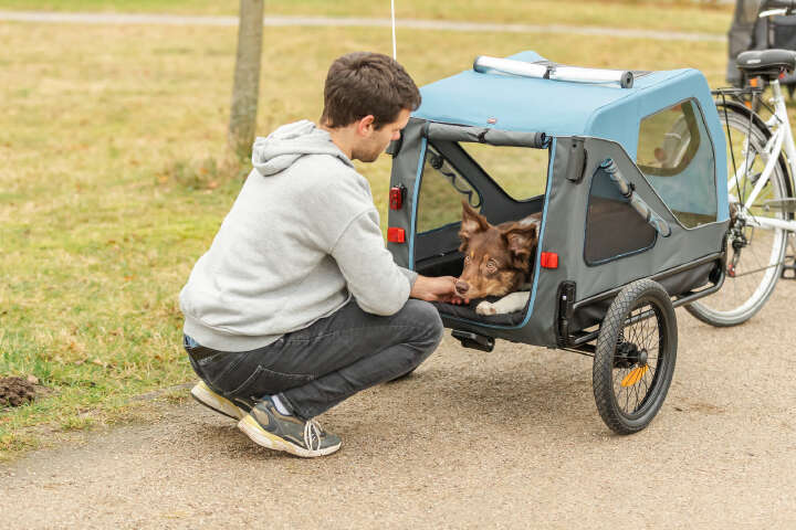 TRIXIE Fahrrad-Anhänger für Hunde